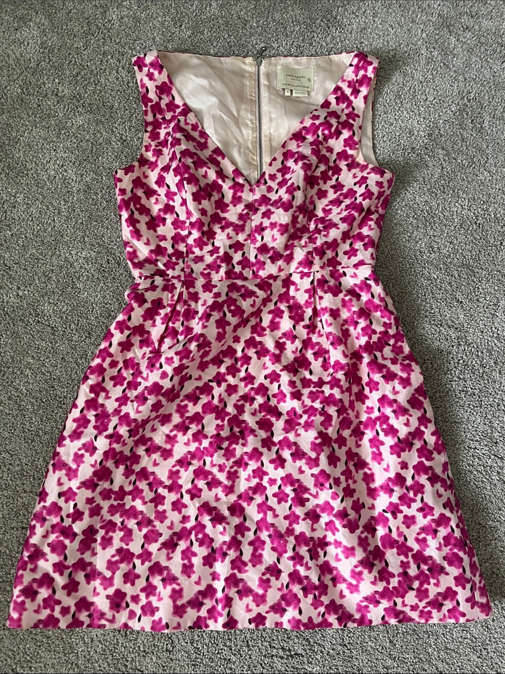 kate spade Pink and White Floral Dress 4